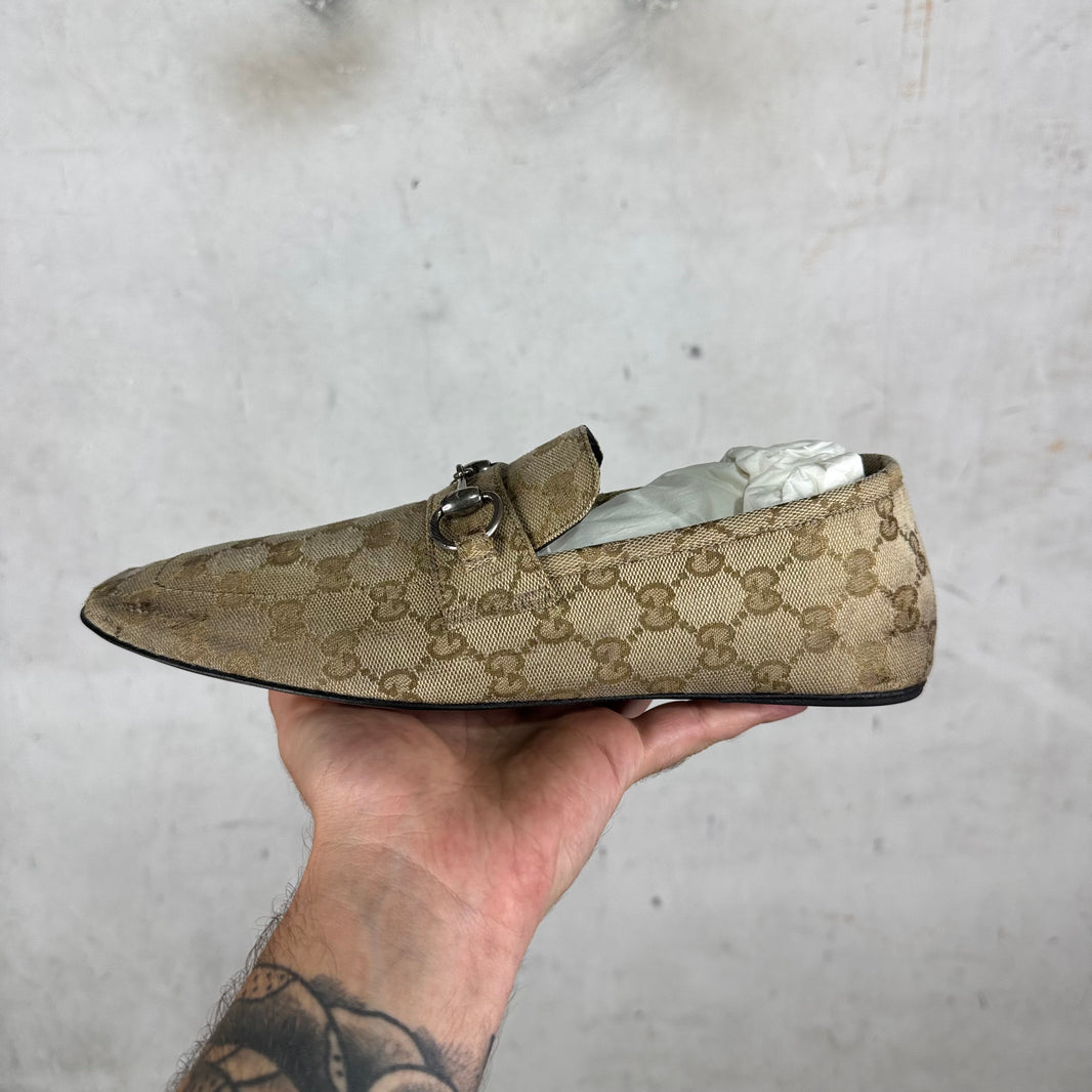 Gucci Monogram Ragazzo Mules