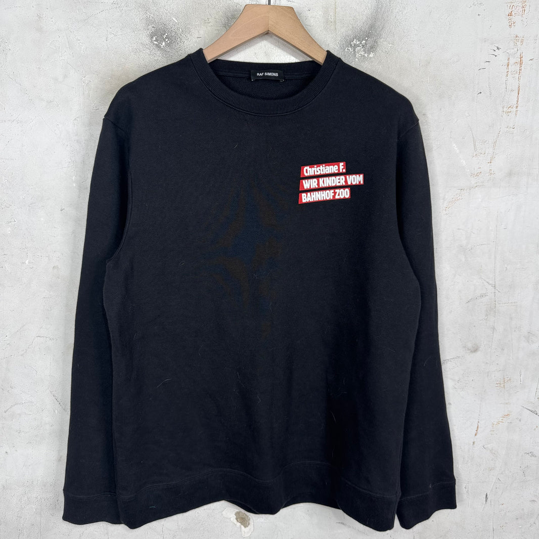 Raf Simons Christiane F Crewneck