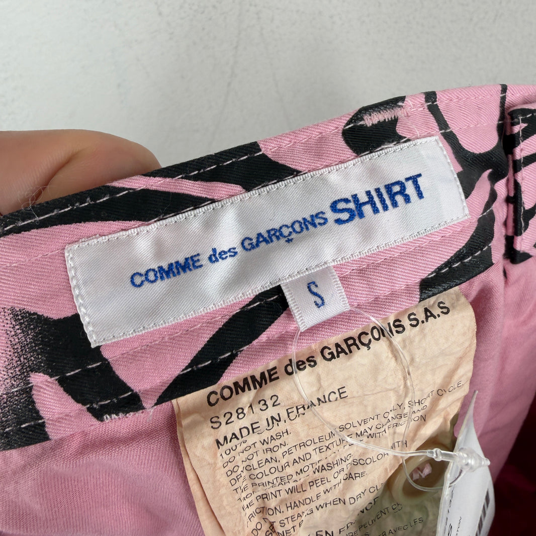 CDG Pink Graffiti Trousers