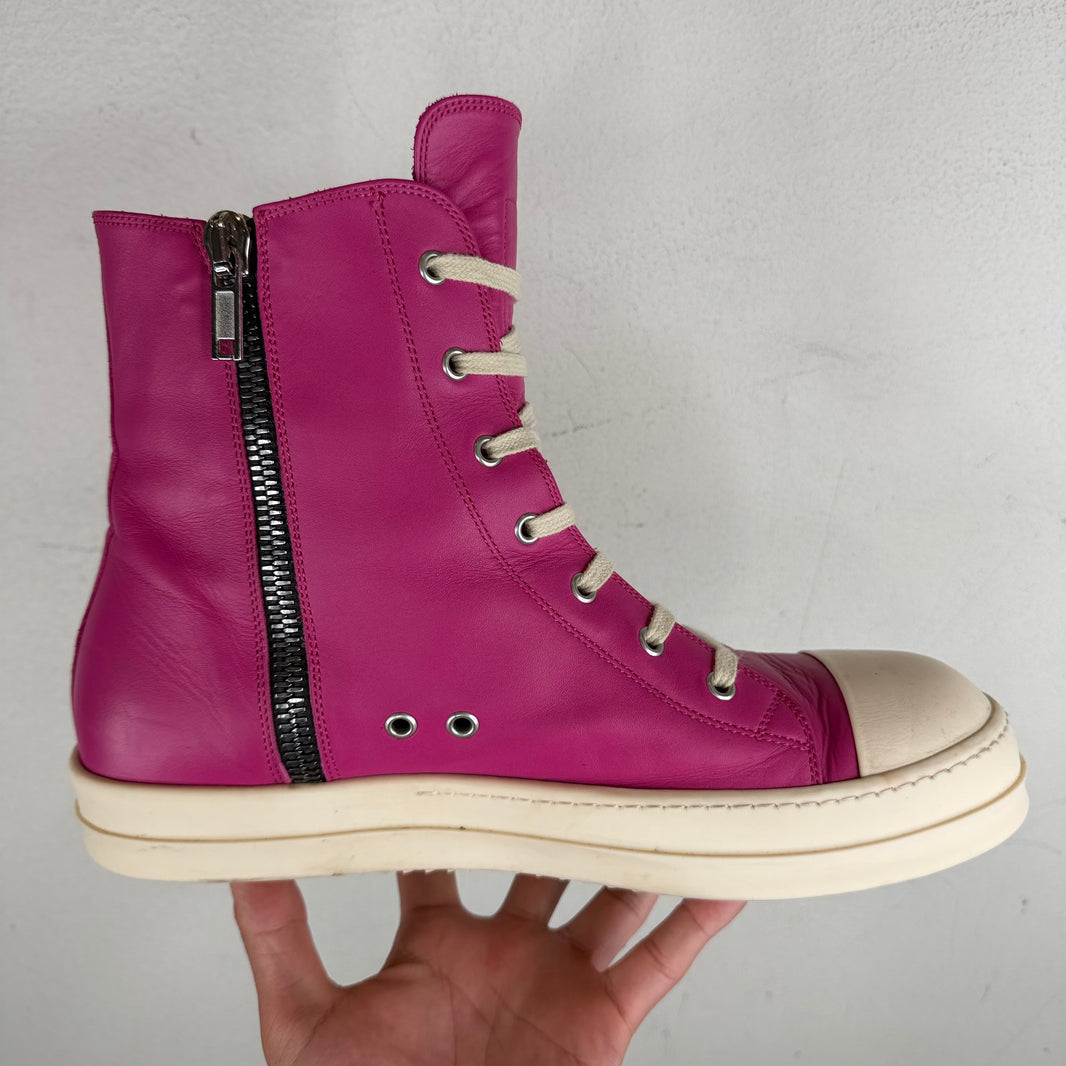 Rick Owens Hot Pink Leather Ramones