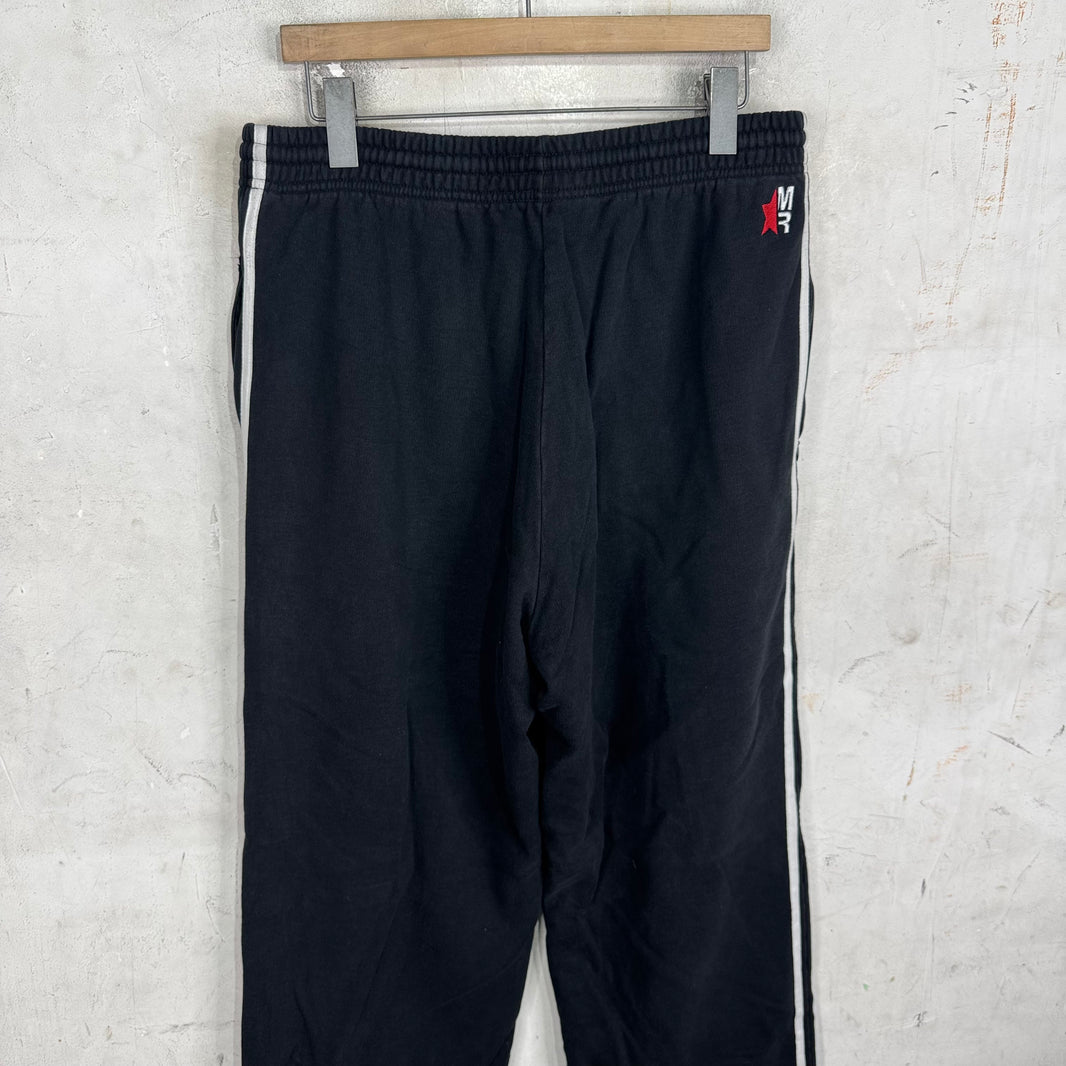 Martine Rose Black Side Stripe Sweatpants