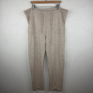 The Elder Statesman Beige Cashmere Lounge Pants