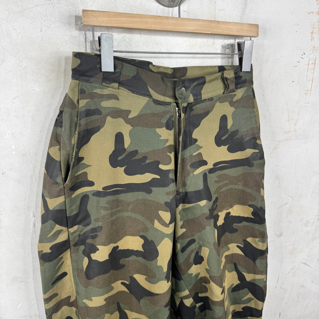 HBA Double-Waisted Camo Pants