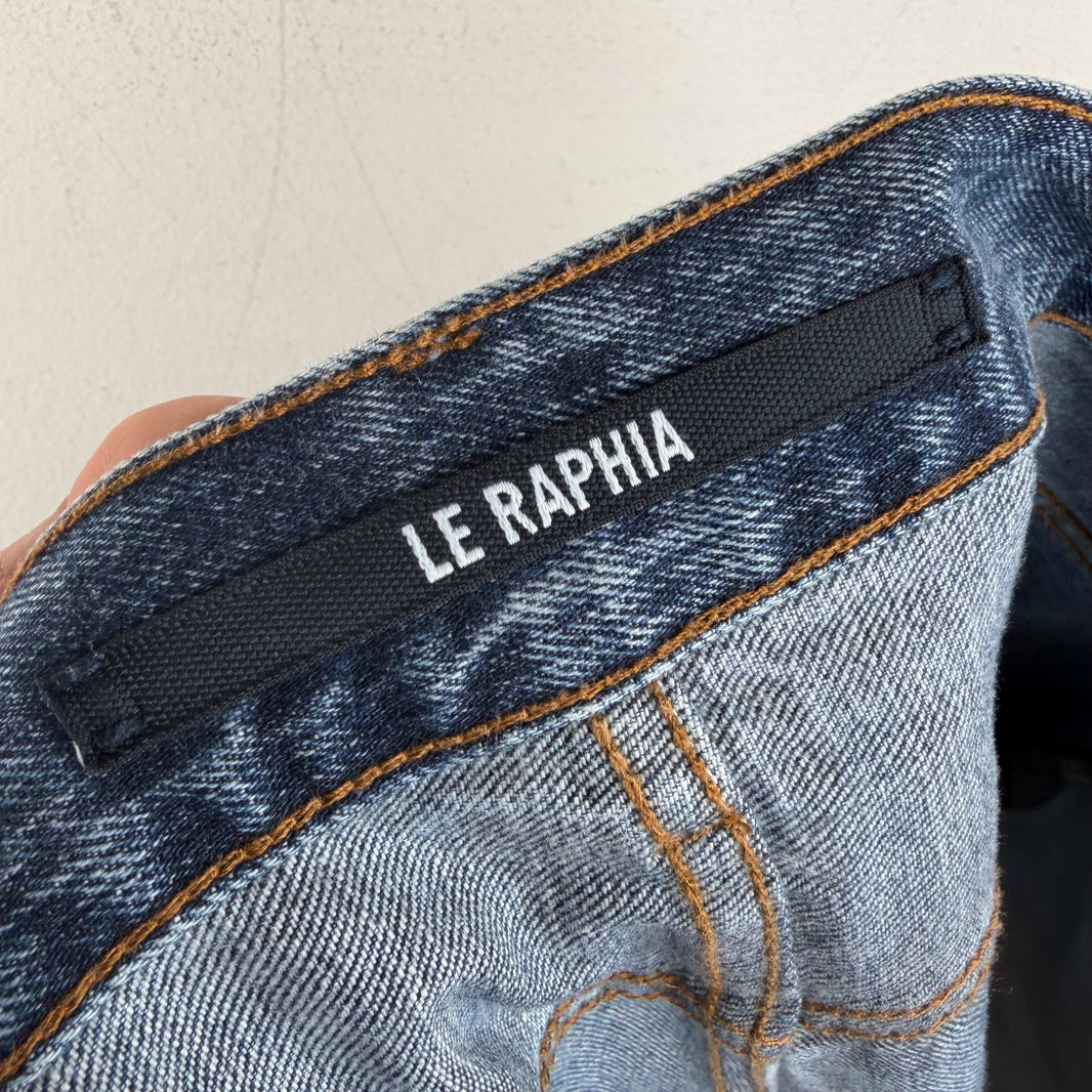 Jacquemus Le Raphia Blue Wash Jeans