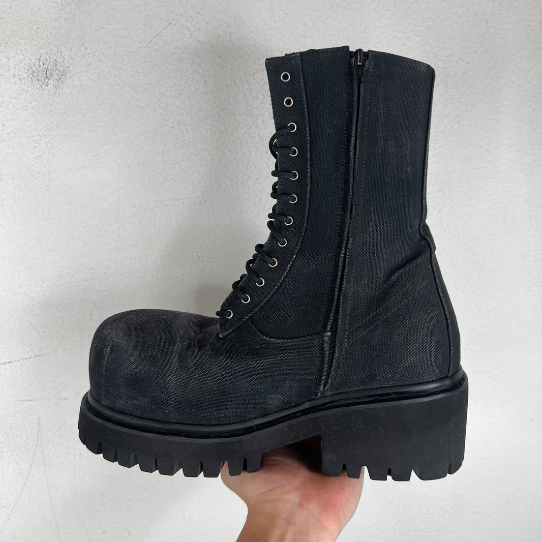 Balenciaga Canvas Stomper Boots