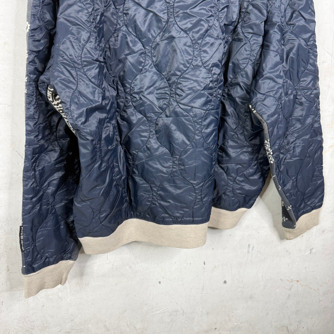 Kapital Paisley Hybrid Quilted Crewneck