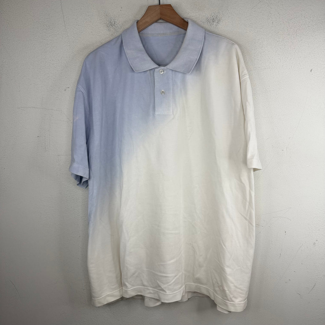 Jacquemus Gradient White/Blue Polo Shirt