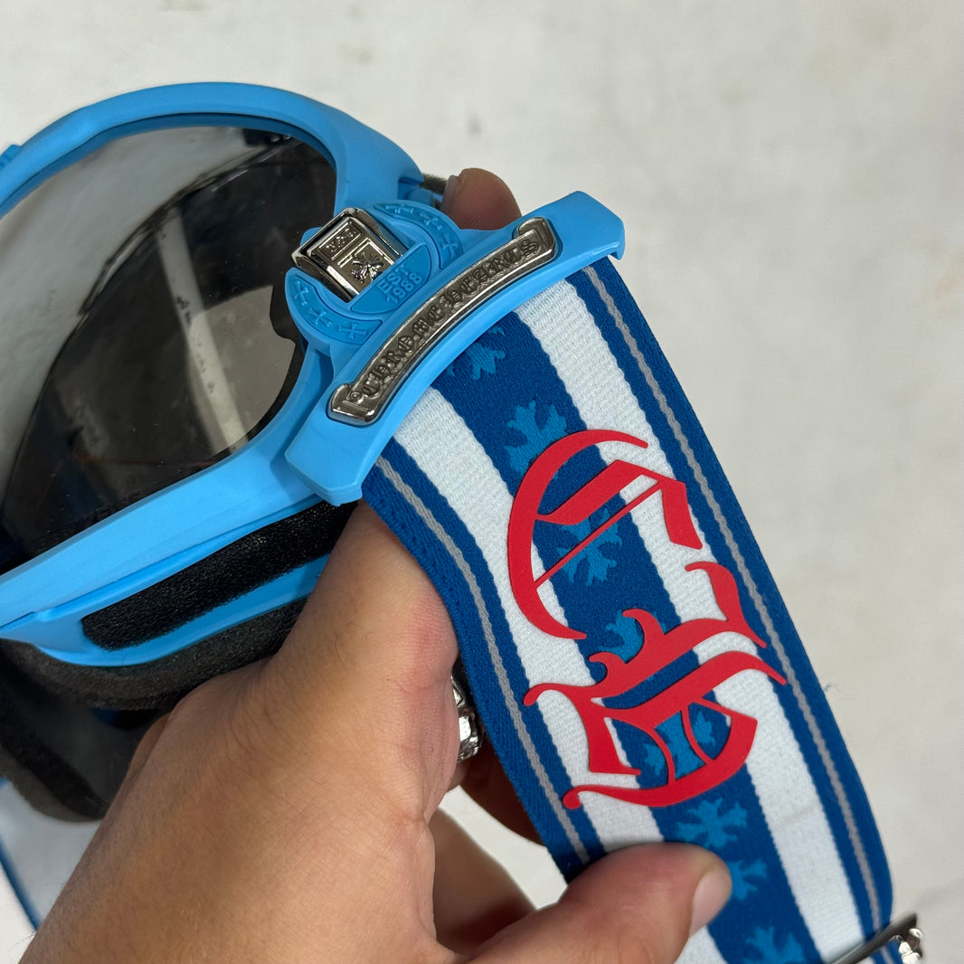 Chrome Hearts Blue Skiwear Goggles
