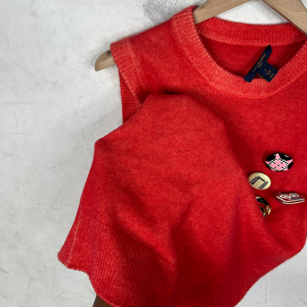 Louis Vuitton Cashmere Pin Sweater Vest