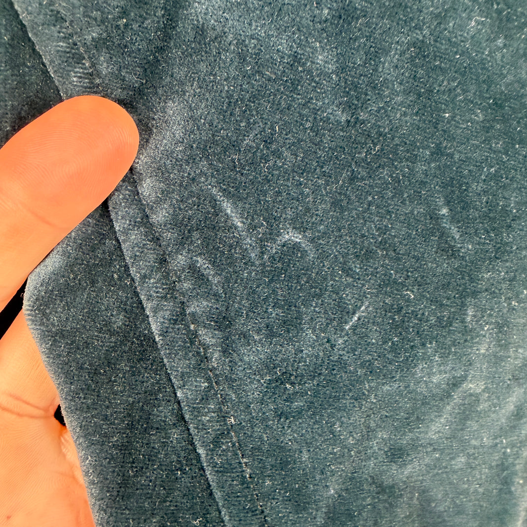 CDG Velour Chore Zip Up Hoodie