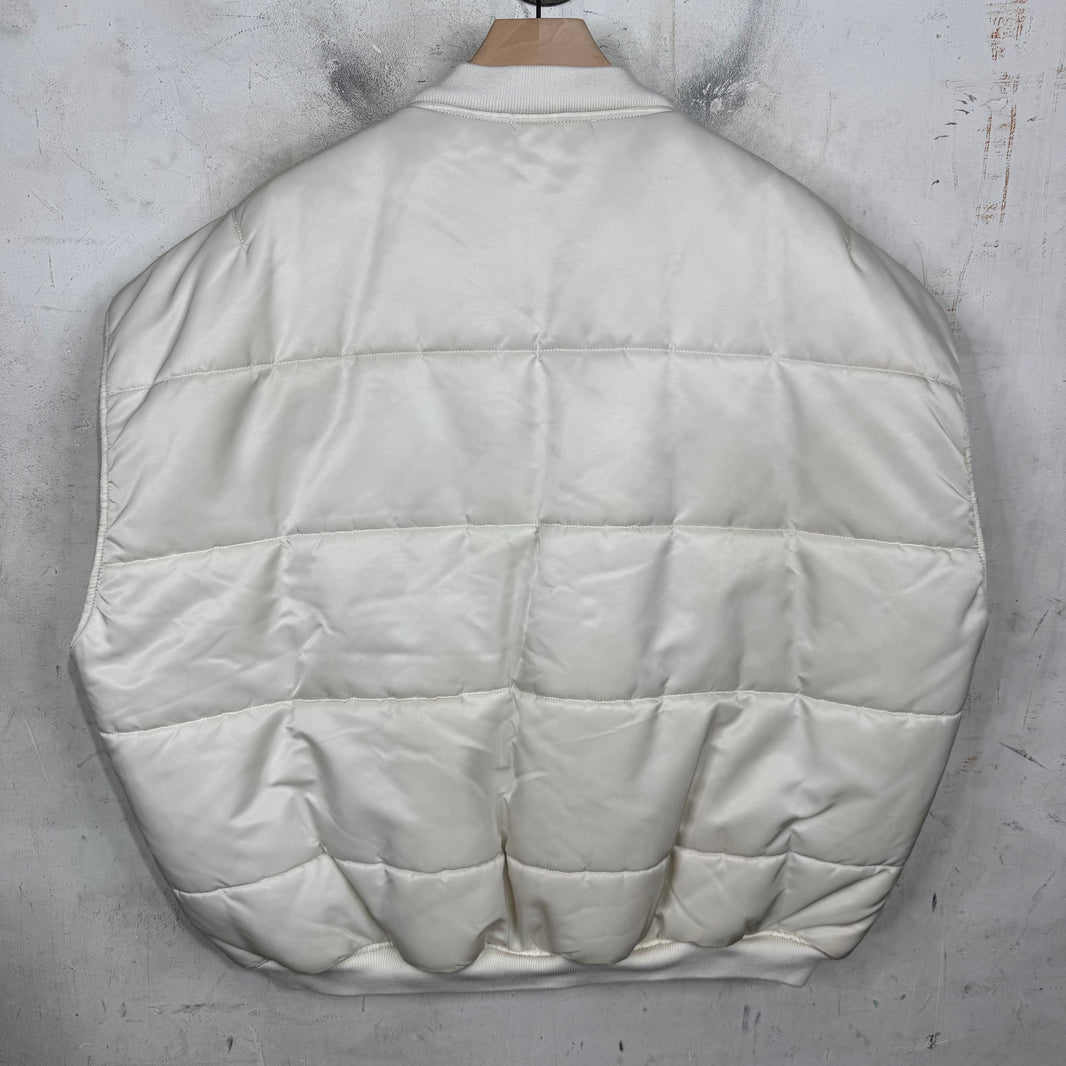 Vetements x Alpha Industries White Bomber Vest