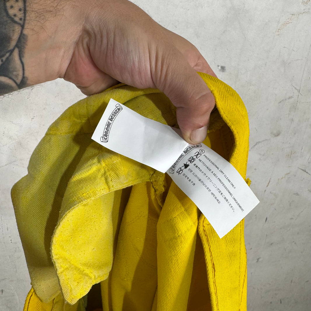 Chrome Hearts x Levis Yellow Patch Jeans