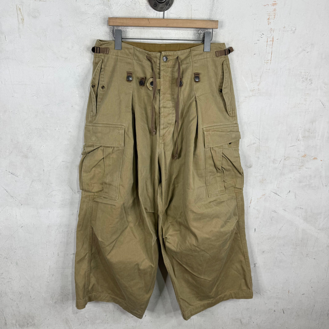 Kapital Heavy Canvas Wide Leg Cargo Pants