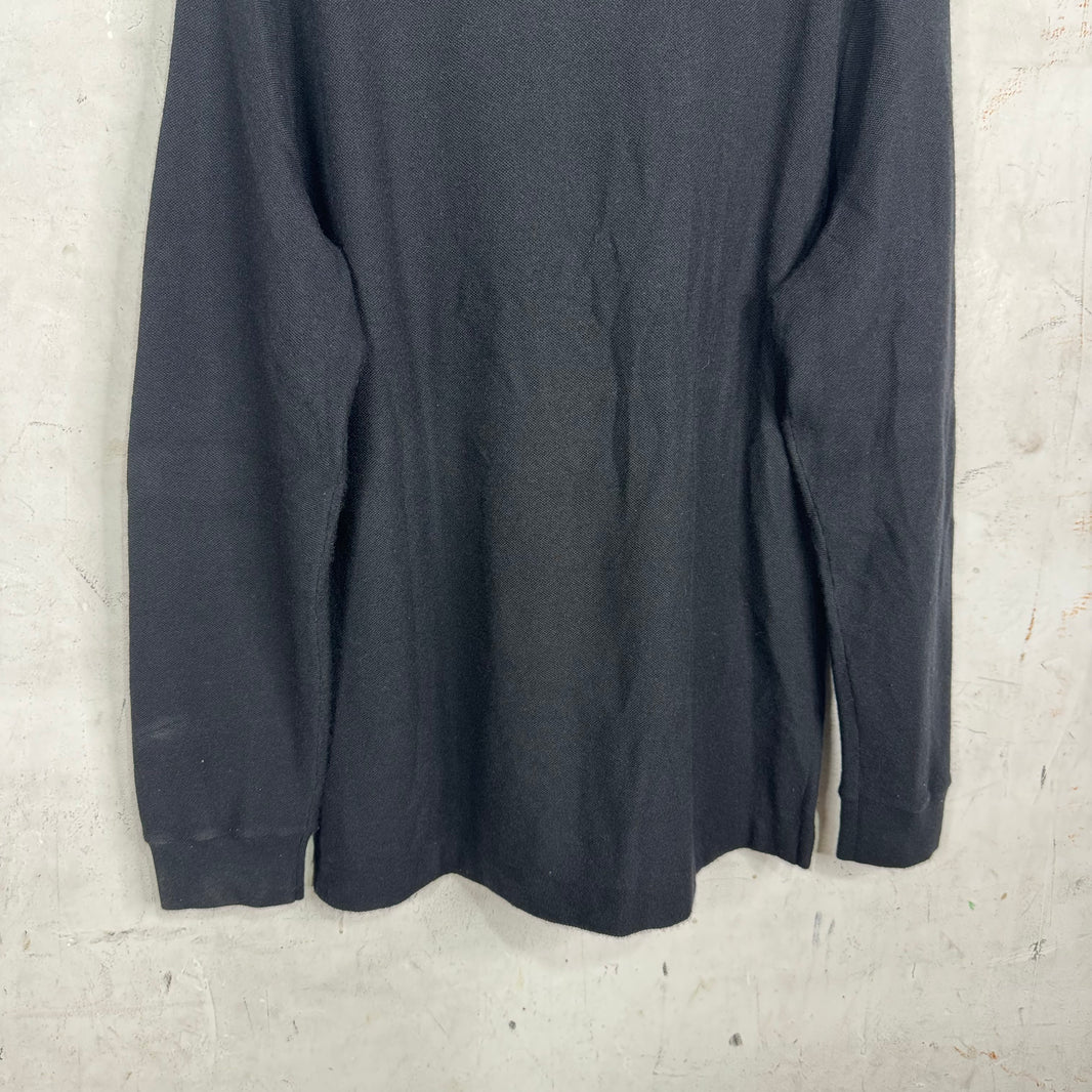 Polo Ralph Lauren Black Cashmere Rugby Sweater