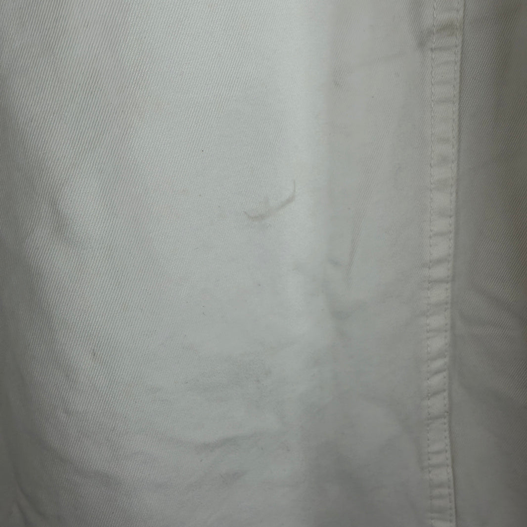 Stone Island White Button Up Jacket