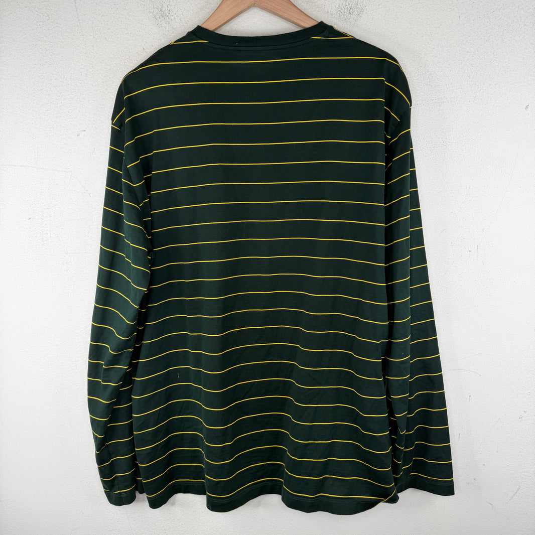 Miu Miu Green Striped L/S T-Shirt