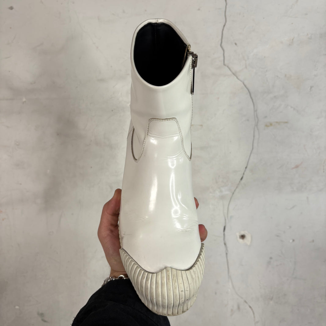 Calvin Klein 205W39NYC White Spazzalato Boots