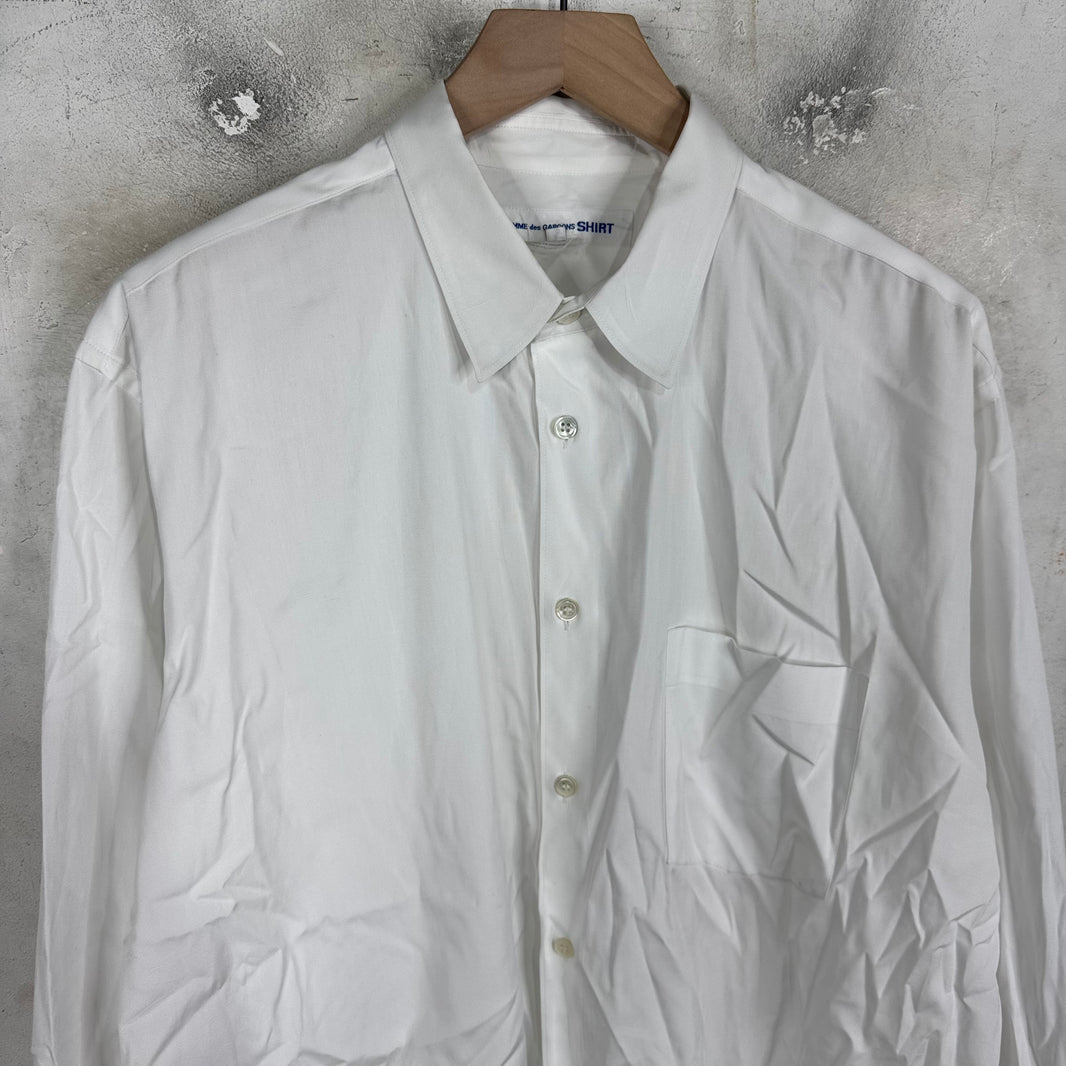 CDG Shirt White Buttoned Shirt