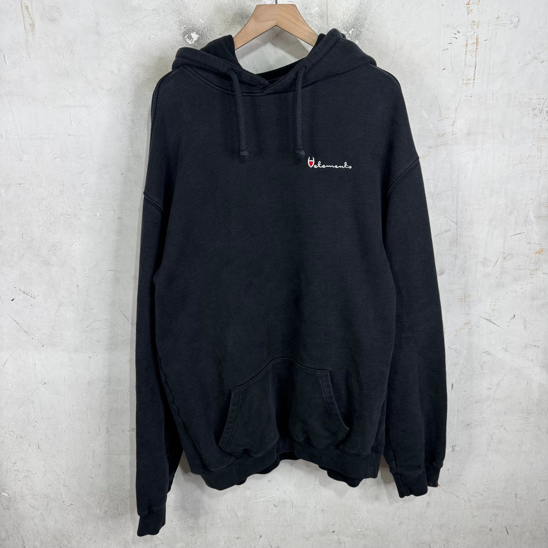 Vetements Oversized Champion Parody Hoodie