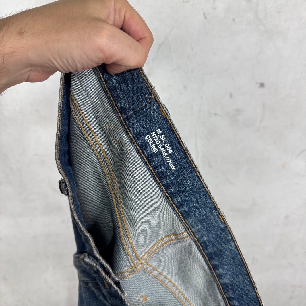 Celine Faded Blue Skinny Jeans