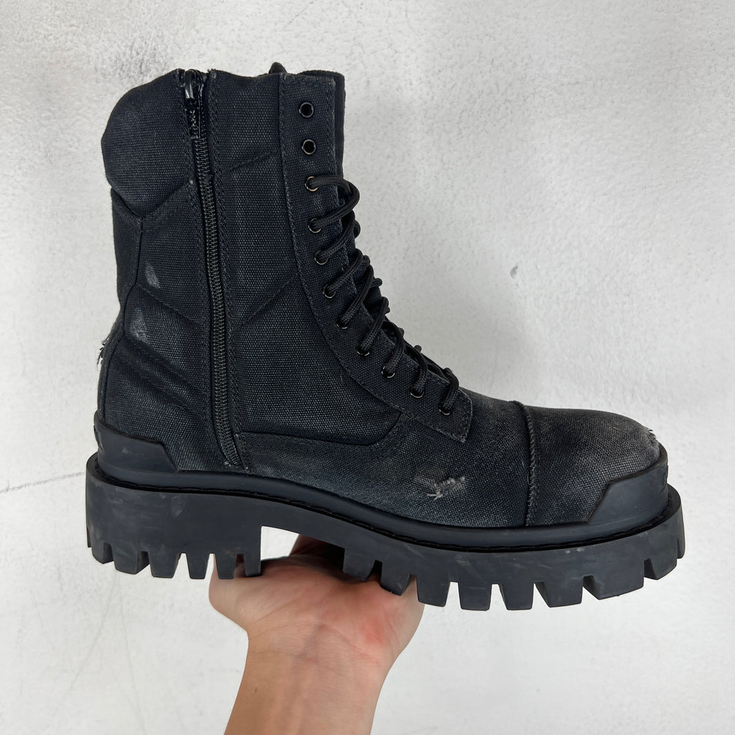 Balenciaga Canvas Strike Boots