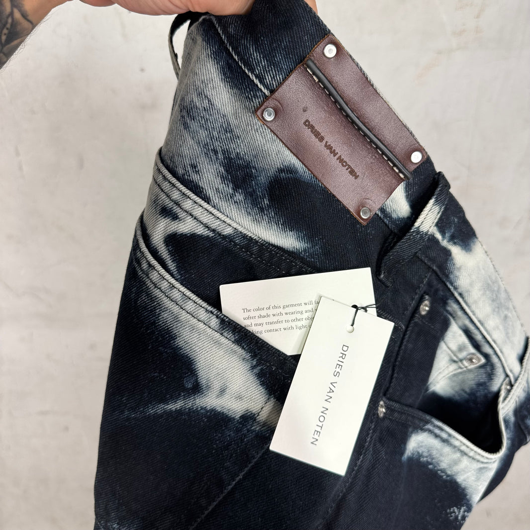 Dries Van Noten Dyed Indigo Loose Jeans