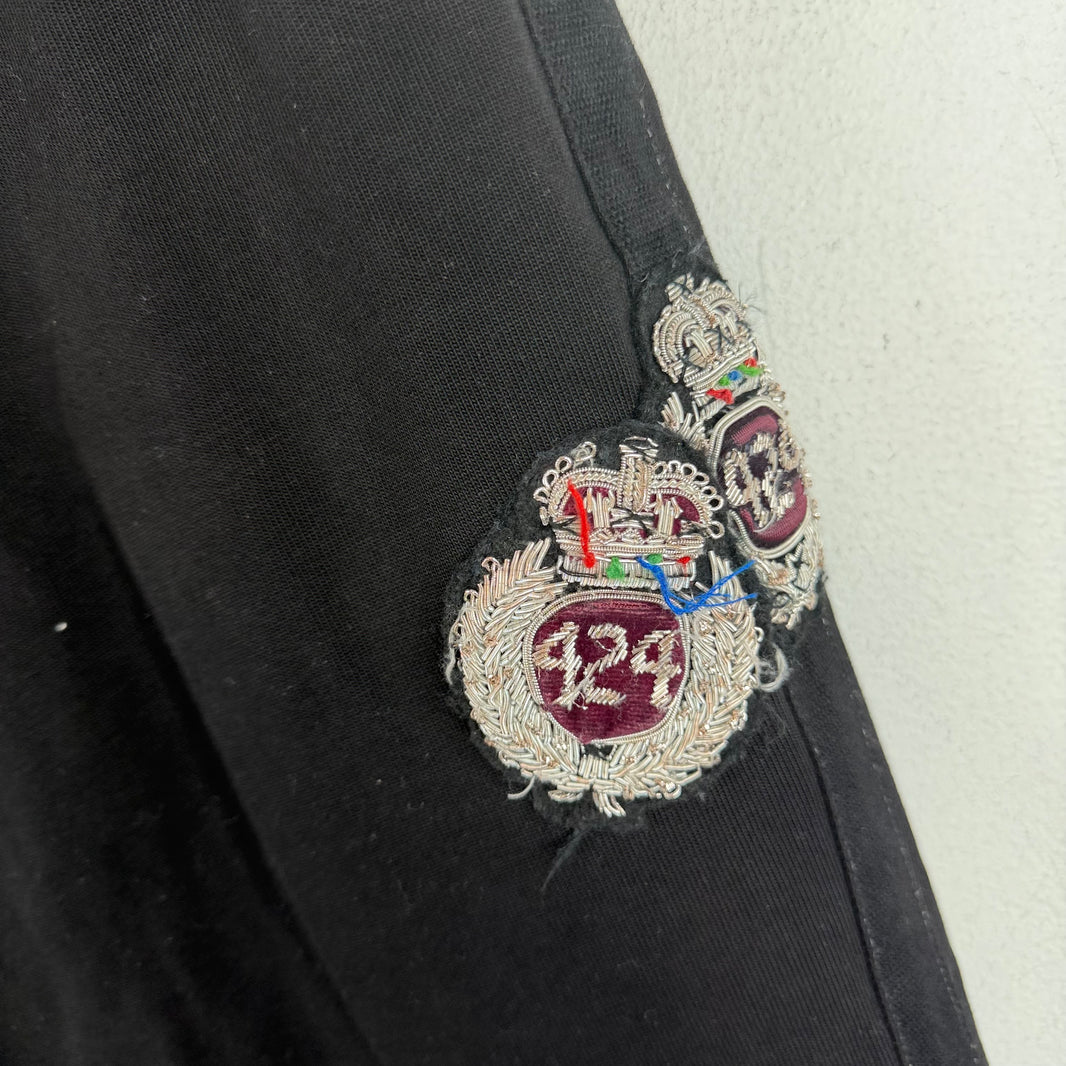 424 Academy Patches Black Sweatpants