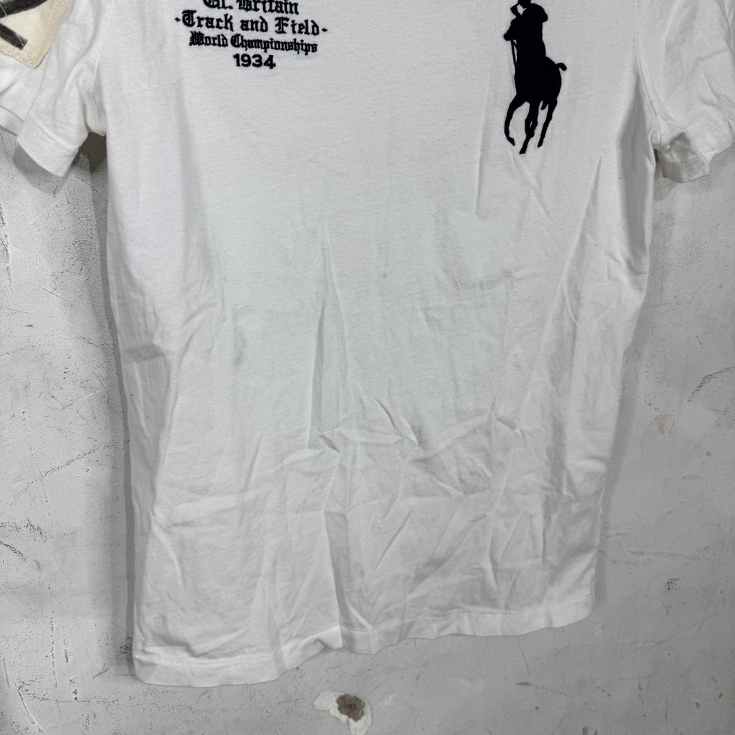 Ralph Lauren White Britain Big Pony T-Shirt