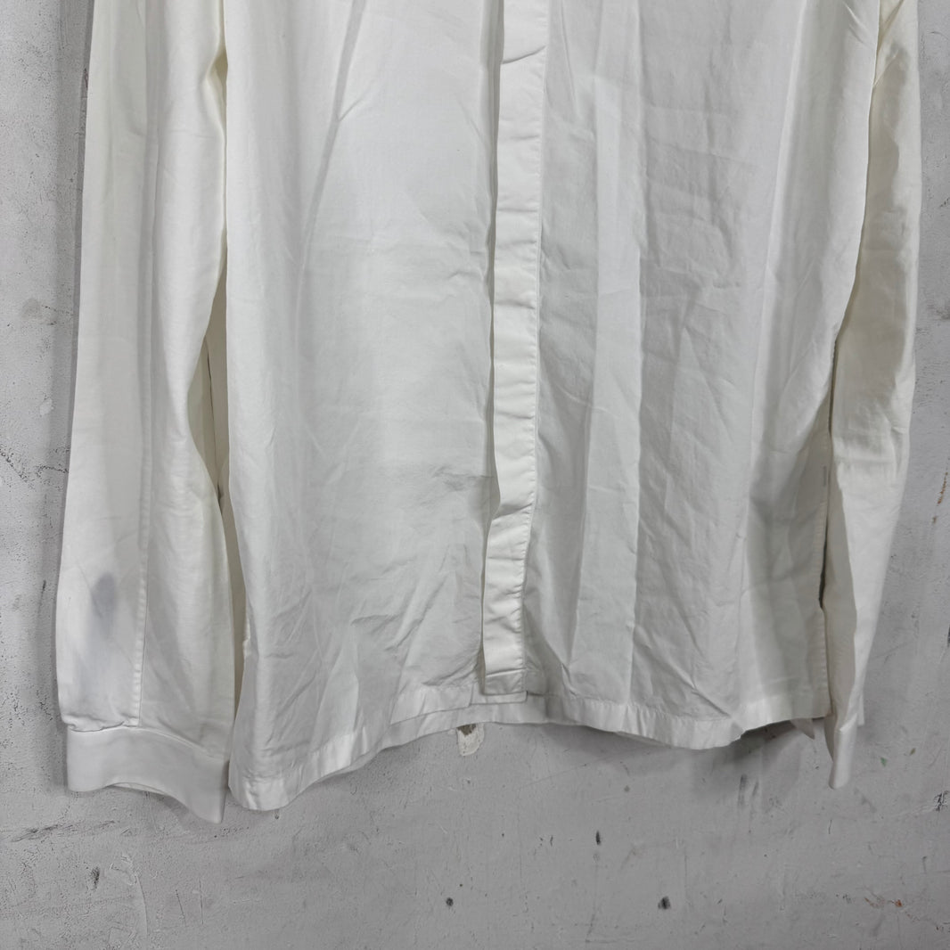 Balenciaga Collarless Bleached L/S Shirt