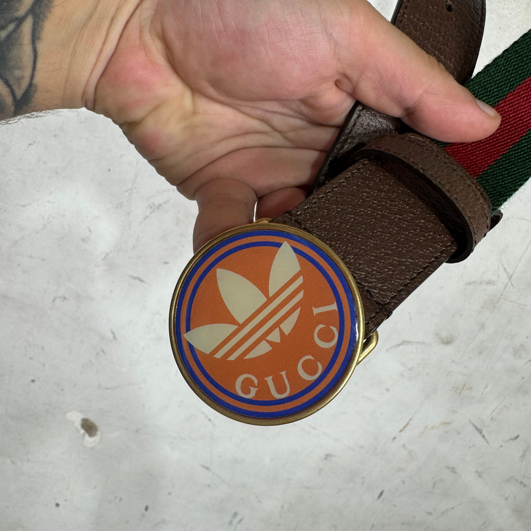 Gucci x Adidas Stripe Belt