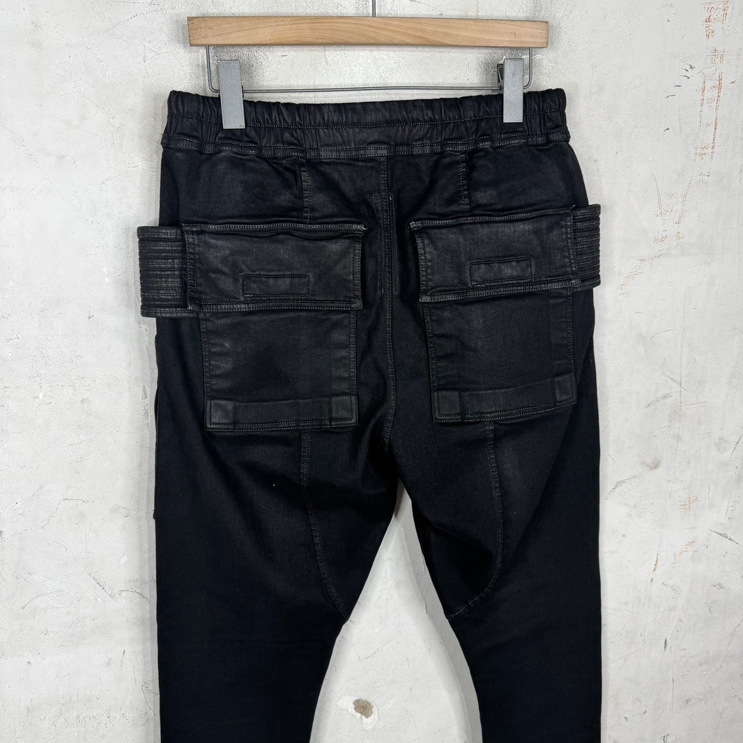 DRKSHDW Waxed Creatch Pants
