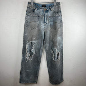 Balenciaga Front Pocket Distressed Denim jeans