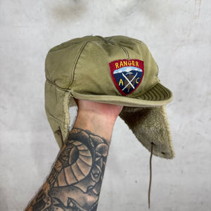 Ralph Lauren Rugby Canvas Fleece Lined Trapper Hat