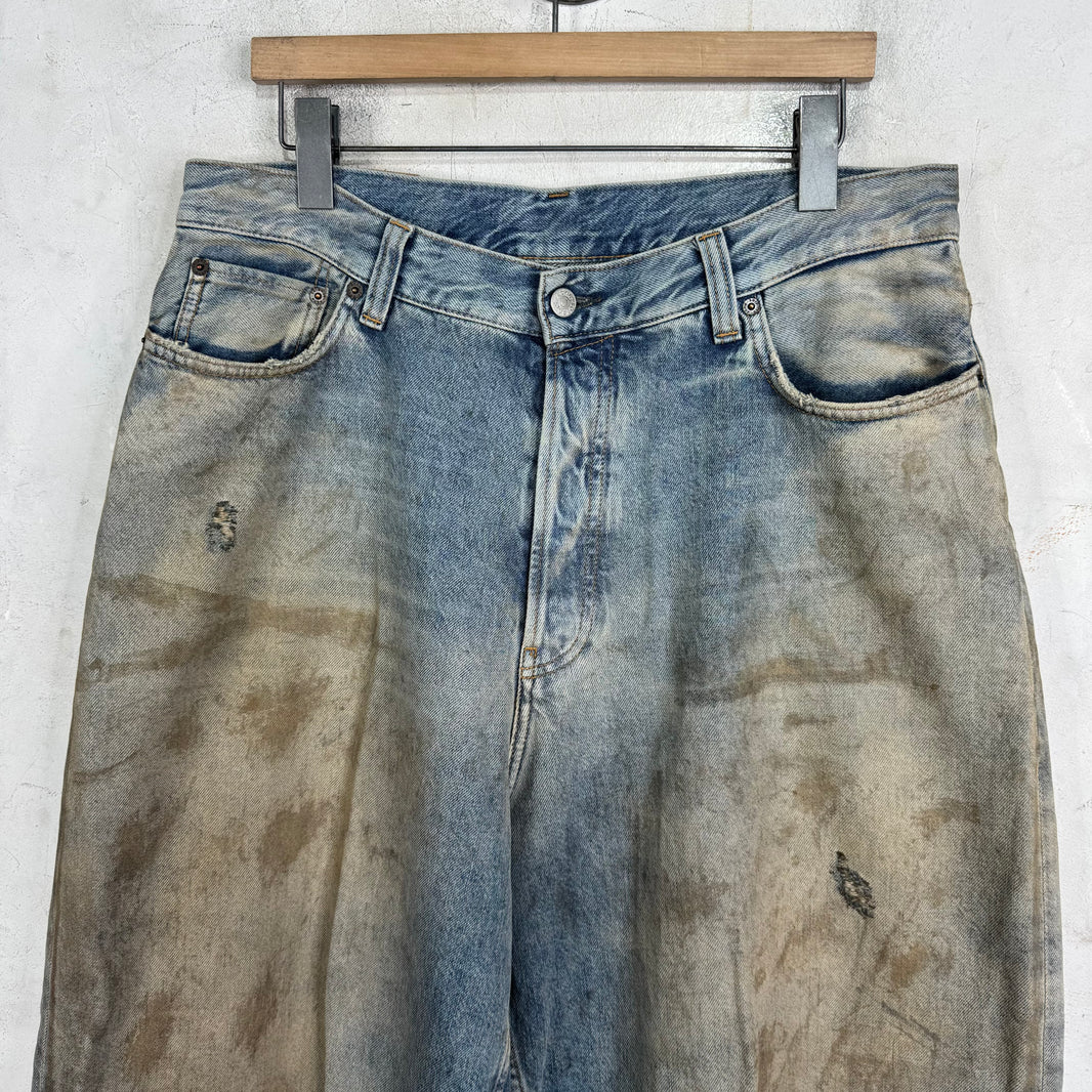 Acne Studios Wide Leg Penicillin Jeans