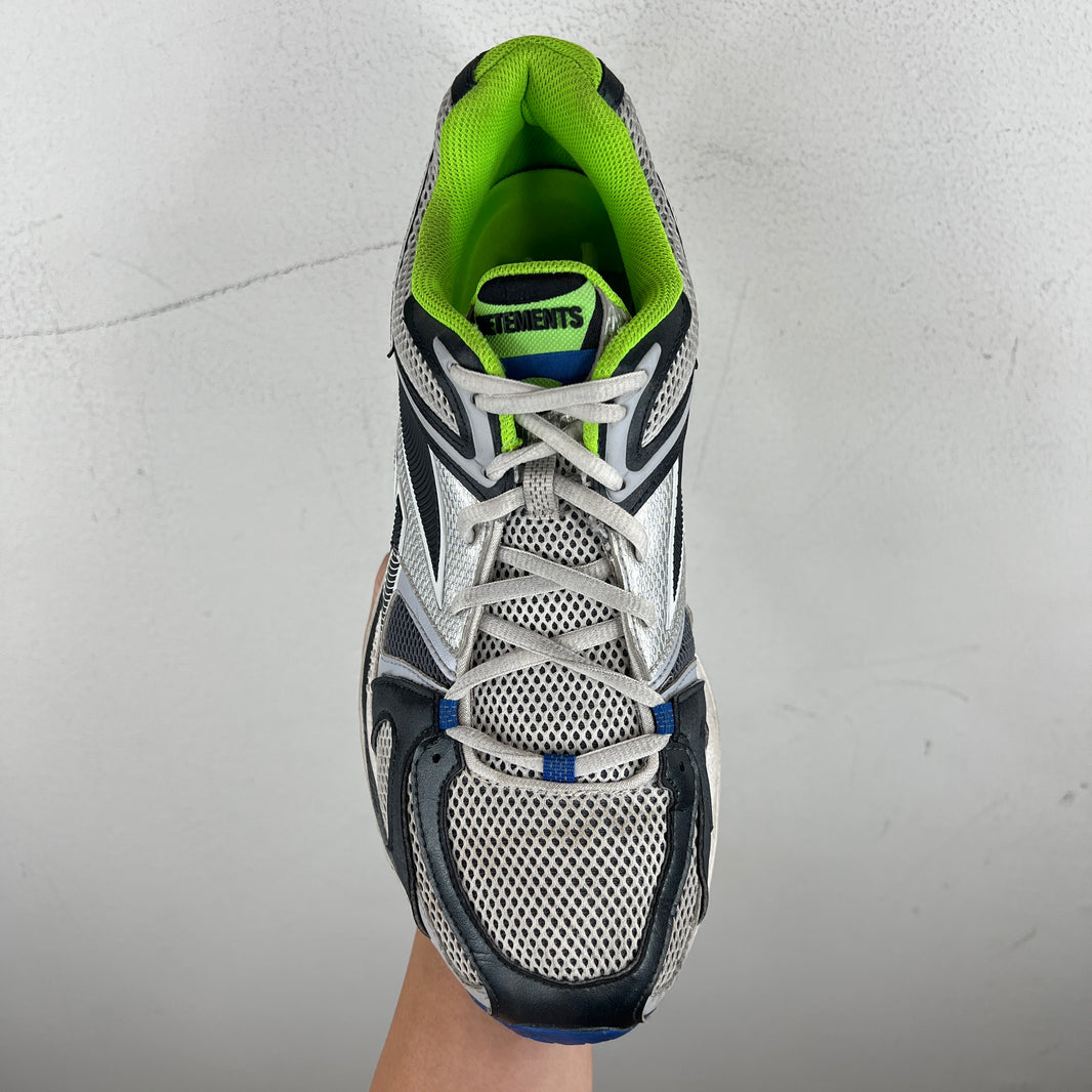 Vetements Reebok Blue/Green Spike Runner Sneakers