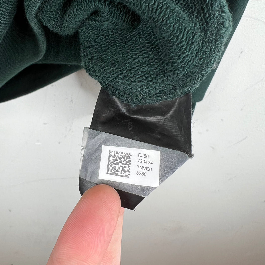 Balenciaga Sample Dark Green Size Sticker Zip Up Hoodie