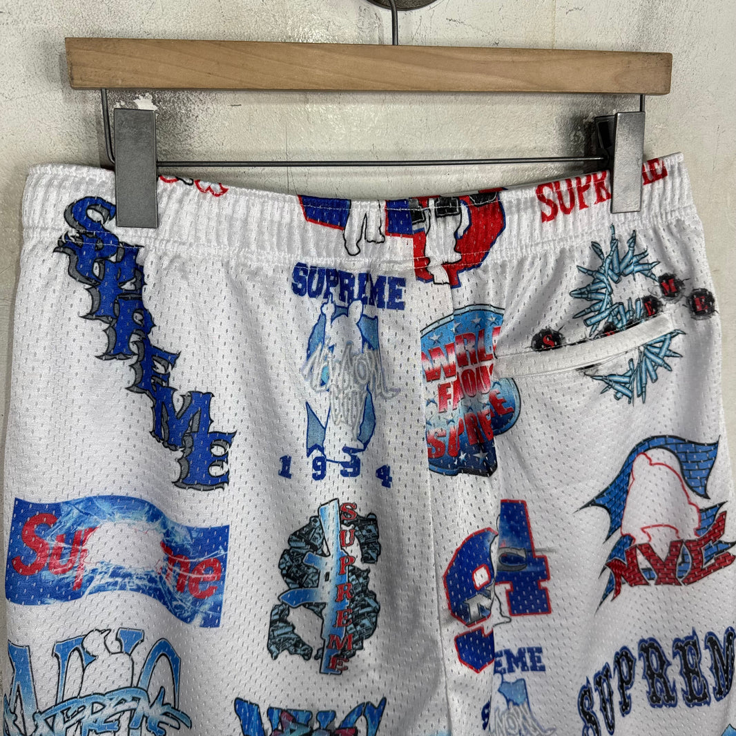 Supreme Multi Logo Basketball Shorts