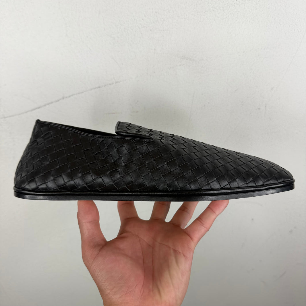 Bottega Veneta Intrecciato Leather Sunday Slippers