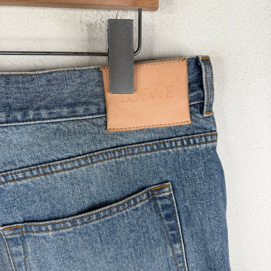 Loewe Blue Denim Straight Leg Denim Jeans