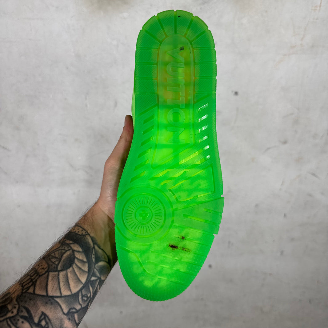 Louis Vuitton Slime Green Trainer Lows