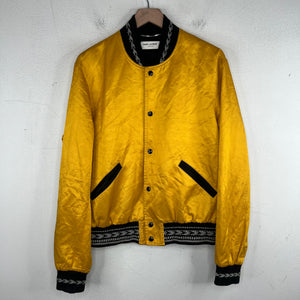 Saint Laurent Yellow Embroidered Teddy Jacket