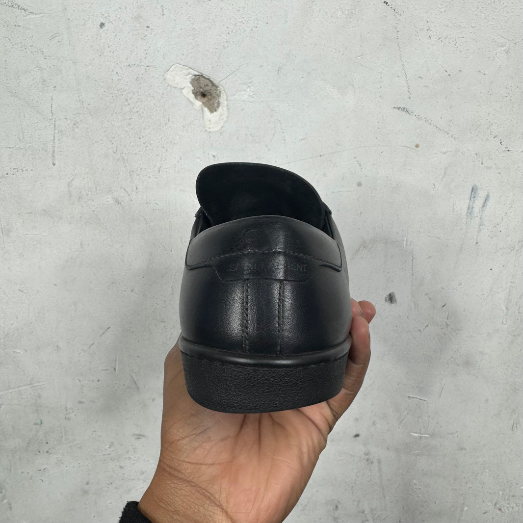 Saint Laurent Black Leather SL01 Sneakers