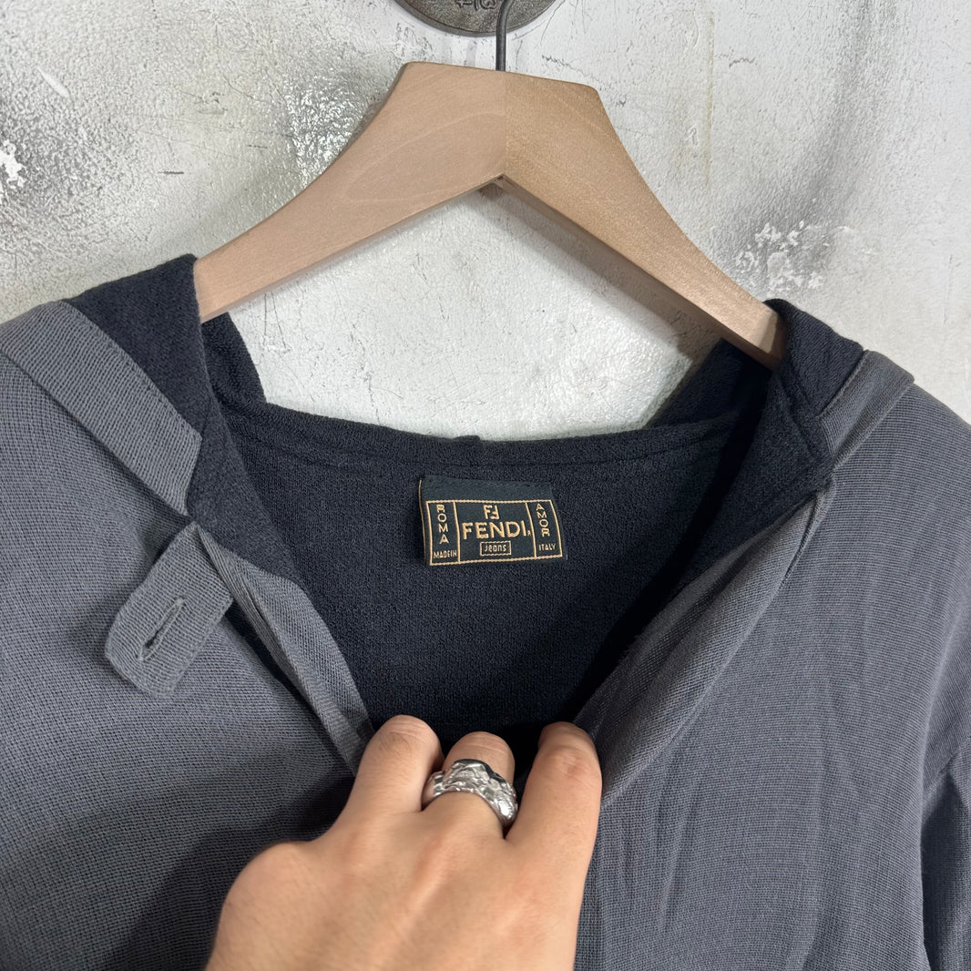Fendi Gaiter Mesh Hoodie