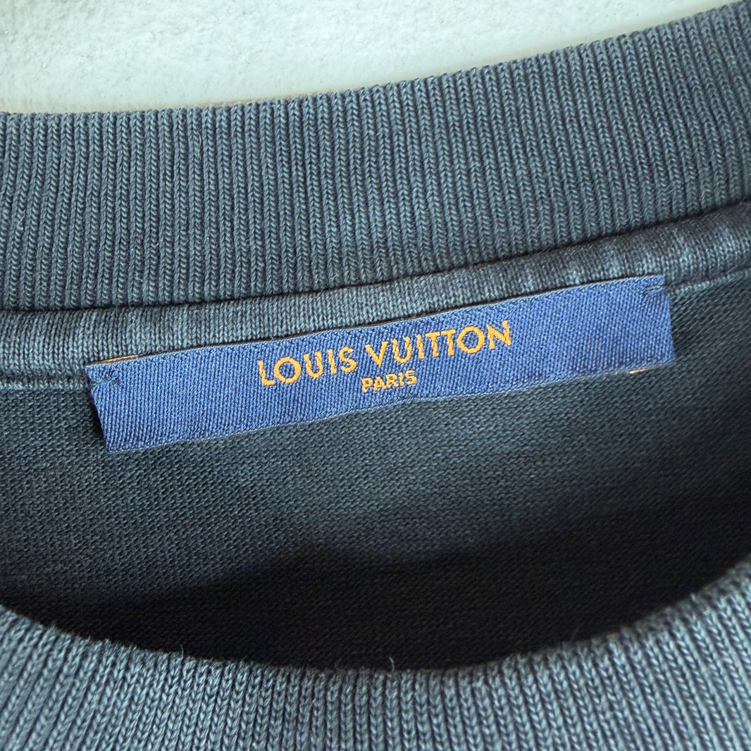 Louis Vuitton Sample Charcoal Tag T-Shirt