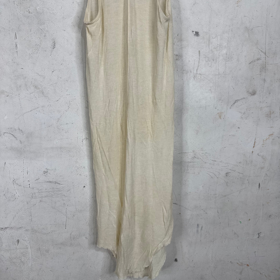 Rick Owens Forever Cream Tank Shirt