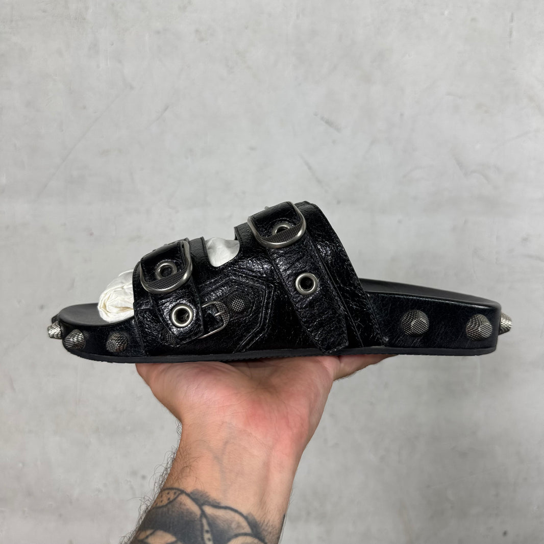Balenciaga Cagole Studded Sandals
