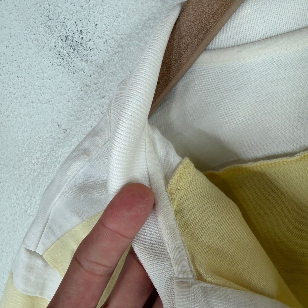 Prada Striped Panelled Polo T-Shirt