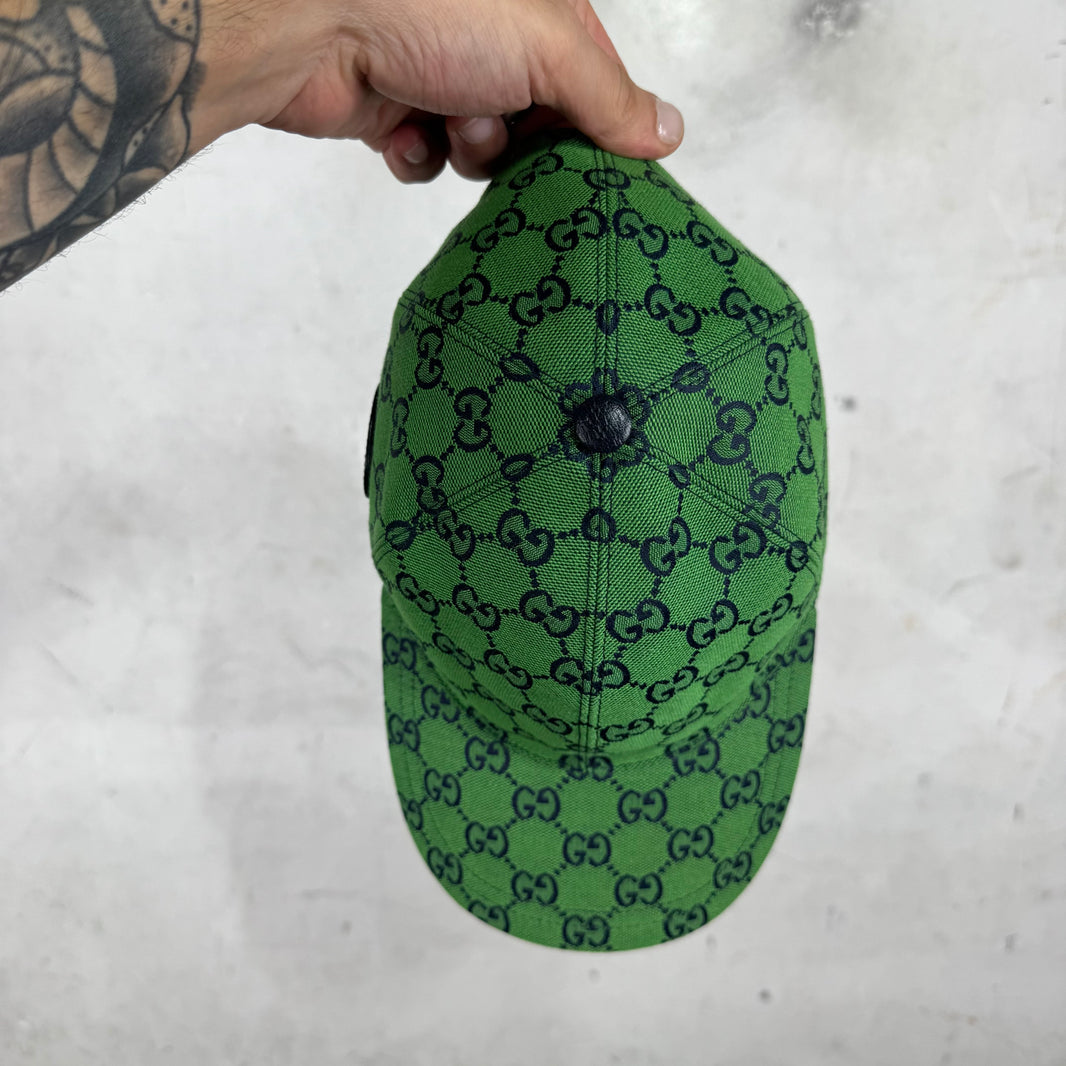 Gucci Green Monogram Hat