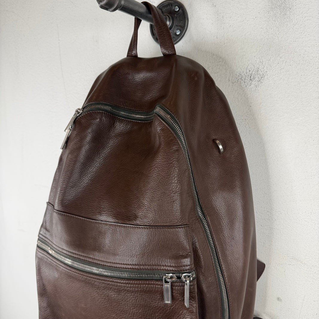 Rick Owens Leather Backpack
