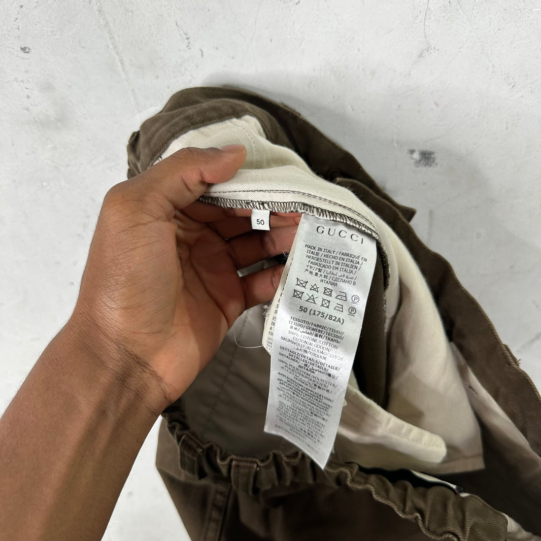 Gucci Brown Twill Trousers